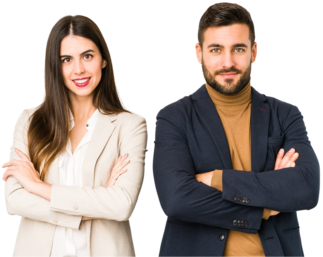 Two confident Lerntix instructors