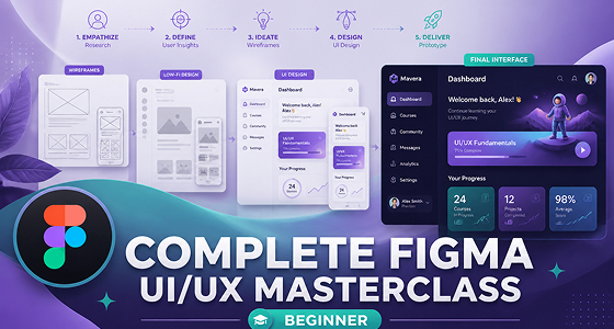 Complete Figma UI/UX Masterclass