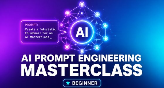 AI prompt engineering masterclass cover